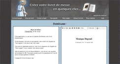 Desktop Screenshot of livret-de-messe.com